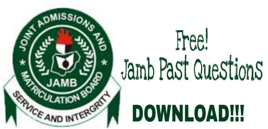 Free JAMB past questions and answers